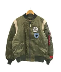Stussy ステューシー MA-1 Wジップ ジャケット 刺繍ロゴ サイズL STUSSY - stussy ma-1 35周年 の通販 by ジョン's shop