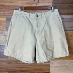Patagonia パタゴニア オーガニックコットン ショートパンツ サイズ W34 メンズ L位 アウトドア 古着 r25062739/ベージュ