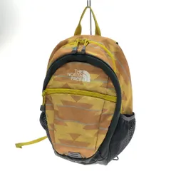 □□THE NORTH FACE ザノースフェイス スモールデイ キッズ リュック バッグ NMJ71653 イエロー x オレンジ x グレー