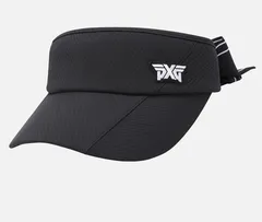 未使用品　PXG サンバイザーキャップ　ブラック　ホワイト　タグ　フリー 未使用品 PXG サンバイザーキャップ ブラック ホワイト タグ