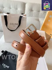 【今日特価】CELINE ELEGANT CHARM TAURILLON レザーベルト-1