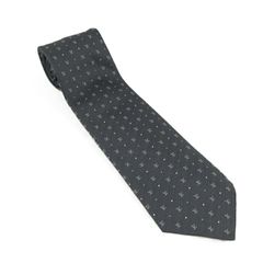 LOUIS VUITTON ネクタイ LV ブラゾン ドット シルク グレー系 M94776