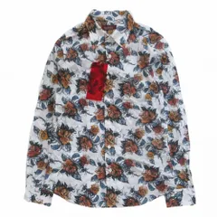 極美品 TORNADO MART トルネードマート花柄 フラワープリント シャツ サイズL 6313173903 ホワイト メンズ 【中古】