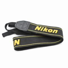 Nikon ニコン ストラップ 黒黄 アクセサリー 【中古】