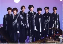 【中古】クリアファイル なにわ男子 A4オリジナルクリアファイル(メンバー絵柄A/背景紫) 「CD The Answer/サチアレ 初回限定盤1」 Loppi・HMV先着購入特典