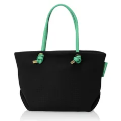 再入荷 定価23,100円】ヴィオラドーロ VIOLAd'ORO ビアンカ BIANCA トートバッグ ショルダーバッグ メッシュトートバッグ 肩掛けバッグ メッシュショルダーバッグ ノットハンドル ブラック メッシュ V-2183 Mサイズ 現行モデル 新品