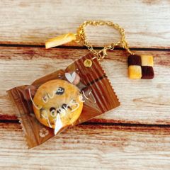 フェイクスイーツ バッグチャーム くまちゃんクッキー スイーツデコ