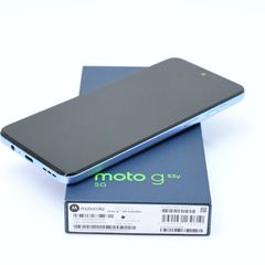 【美品】Y!mobile SIMフリー Motorola moto g53y 5G アークティックシルバー