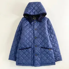 64L5 Paul Smith ポールスミス × LEVENHAM ラベンハム 裏地総柄 キルティングコート ジャケット ミドル丈 L ネイビー メンズのサムネイル