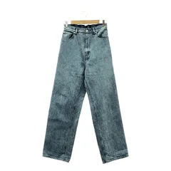 美品☆pelleqぺレック　ハイウエストバックギャザーデニムパンツ 38 pelleq / ぺレック | Back squeezed straight denim ハイ
