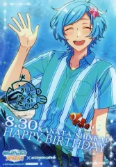 【中古】キャラカード 深海奏汰 バースデーブロマイド 「あんさんぶるスターズ!×animatecafe 出張版」 物販購入特典