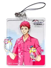 【中古】ストラップ(キャラクター) 赤司征十郎 ラメ入りアクリルストラップ 「黒子のバスケ 黒子の夏休み in J-WORLD TOKYO」 ミニゲーム ビーチフラッグくじ B賞