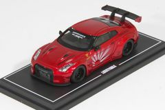 TSM MINI GT 1/64 LB★WORKS Nissan GT-R (R35) Rear Wing Metallic Red 日産 メタリックレッド mgt00007-RE