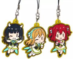 [중고] 잡화 1학년 러버 스트랩 3개 세트 [러브라이브! 선샤인!! Aqours 6th LoveLive! ~KU-RU-KU-RU Rock 'n' Roll TOUR~ <WINDY STAGE>]
