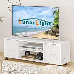 LunarLight テレビ台 幅109.5奥行28.6高さ37cm テレビボード ローボード コンセント付き 布製引き出し付き 多機能収納ボックス 収納棚板調整可能 32型 42型 55型テレビ適合 収納 組立簡単 工具不要 耐震転倒防止 耐荷重100k 0