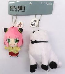 [Used] Keychain Anya & Bond Pair Keychain "SPY×FAMILY Secret Mission" Universal Studios Japan Limited Edition