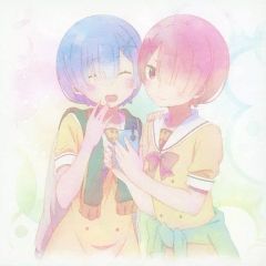 [중고] 캔버스 보드 · 캔버스 아트 렘 & 램 캔버스 보드 [이치 반 쿠지 Re : 처음부터 시작하는 이세계 생활 - 당신에게 정령의 축복이 있기 때문에 -] E 상