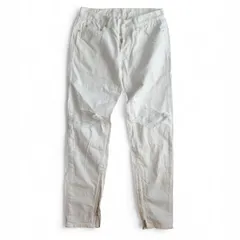 mnml ミニマル ダメージ加工 ストレッチデニムパンツ サイズ29 ホワイト メンズ