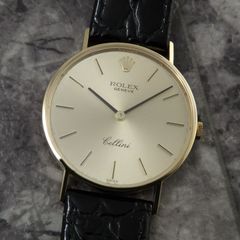 ロレックス 18金無垢 チェリーニ REF.3833 Cal.1600 手巻き ROLEX アンティーク CELLINI ヴィンテージ メンズ 18KYG イエローゴールド1974年
