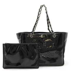 美品 シャネル CHANEL ココマーク パンチング ハンドバッグ トートバッグ CHANEL - シャネル CHANEL ロゴ CC ココマーク NO5 パンチング