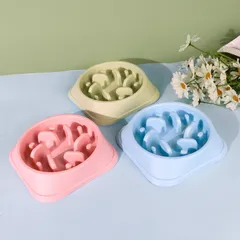 【新商品】[いぬのくらし]犬 早食い防止 食器 犬 ペット フードボウル 滑り止め付き ペット 健康管理 中型犬 大型犬 向き お手入れ簡単