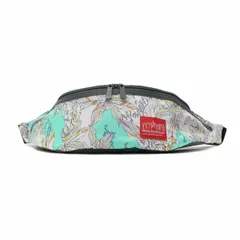 日本正規品 マンハッタンポーテージ ウエストバッグ Manhattan Portage Liberty Fabric Brooklyn Bridge Waist Bag ボディバッグ 限定 MP1100LBTY19SS グリーンxグレー
