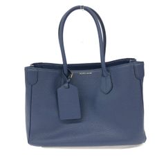美品 マザーハウス レザー トートバッグ ビジネス A4 ネイビー 1262