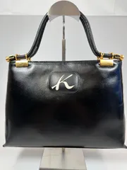 キタムラ ハンドバッグ 黒 ポーチ付き