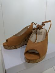 未着用品 Arpege story アルページュ 厚底 サンダル Mサイズ 24.0cm 87184310 定価16,500円