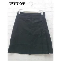◇ green label relaxing UNITED ARROWS ユナイテッドアローズ 膝丈 フレア スカート 36サイズ ブラック レディース 【中古】 【1002798945982】