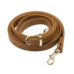 grooblue ショルダーストラップ レザー 革 細め 単品 交換用ベルト バッグ カバン 交換用 ショルダーベルト 肩掛け ストラップ 付け替え 修理用 長さ調整可能 キャメル