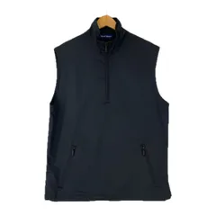 POLO GOLF RALPH LAUREN ポロゴルフラルフローレン ハイネック ハーフジップベスト sizeM/ブラック
