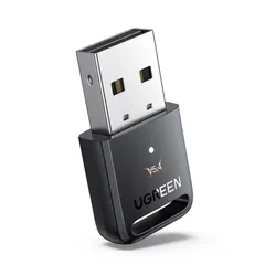 UGREEN USB Bluetoothアダプタ PC用 Bluetooth5.4 アダプタ 無線 Windows 11/10/8.1用 プラグ＆プレイ長距離通信 Bluetoothキーボード/マウス/ヘッドフォン/スピーカーなど用 紛失防止 日本語取扱