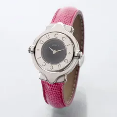 OLD Gucci　回転式Gバングルウォッチ（シルバー・ピンク）GW-453R