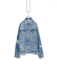 Stella McCartney　ステラマッカートニー　ダメージ加工デニムジャケット