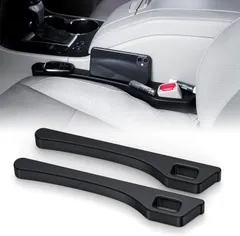 Givifive 車 隙間クッション 車 隙間埋め シートクッション 車用隙間クッション 【2024年最新型】一体成形 車用座席漏れ防止ストリップ センター コンソール 隙間埋め  小物落下防止運転席 助手席 複数車種対応 2枚入り ブラックc-109