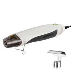 【迅速発送】WORKPRO ヒートガン ホットガン ミニヒートガン エンボスヒータ 小型 400W 250℃/450℃急速加温 2段階調温 急速加温 充電ライト付 過負荷保護 レジン気泡とり ステッカー剥がし 接合 補修 熱処理 乾燥 粘着 DIY 手芸用 熱