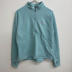 THE NORTH FACE ハーフジップ FLIGHT SERIES フライトシリーズ フリース アクアブルー/水色【レディースL】