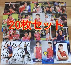 バレーボール女子日本代表カード20枚セット！