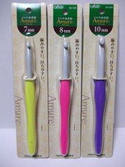 送料無料 未開封新品 クロバー ジャンボかぎ針「アミュレ」7・8・10mm 3本組