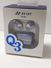 【美品】AVIOT TE-Q3-BL ワイヤレスイヤホン/ラピスブルー