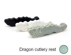 Jenggala バリ ジェンガラ ドラゴン箸置き カトラリーレスト CO-0329 陶器 動物