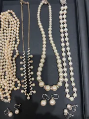 パールネックレス　イヤリング　おまとめアクセサリー