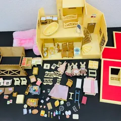 シルバニアファミリー  ハウス 人形 お風呂 トイレ キッチン 小物セット