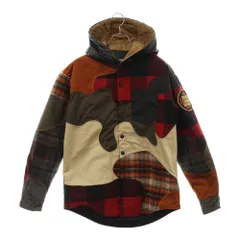 DSQUARED2 (ディースクエアード) 21AW 異素材パッチワーク アームロゴパッチ フーデッドジャケット マルチカラー S71DM0488 STZ027のサムネイル