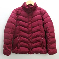 D■エディーバウアー/EDDIEBAUER フルジップ ダウンジャケット JKT【PM】ピンク/LADIES/33【中古】
