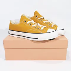 新品 CONVERSE Addict コンバース アディクト CHUCK TAYLOR CANVAS OX 1AD249 チャックテイラー キャンバス オックス ゴールド ローカット スニーカー シューズ サイズ28.0cm(US9.5) febk