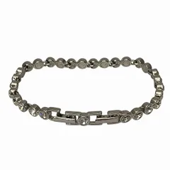 スワロフスキー　テニスブレスレット　ブランド小物　ブレスレット　レディース　美品