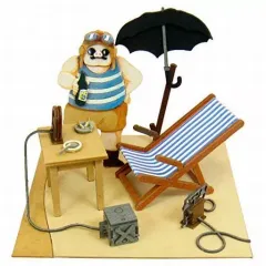 【中古】プラモデル 模型 スタジオジブリmini 紅の豚 ポルコのアジト 「みにちゅあーとキット スタジオジブリシリーズ」 [MP07-23]