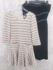 ◇ Cynthia Rowley シンシアローリー まとめ売り2点セット 2サイズのみ ベロア キャミソール 八分袖 ニット ワンピース *  【1002800065783】のサムネイル